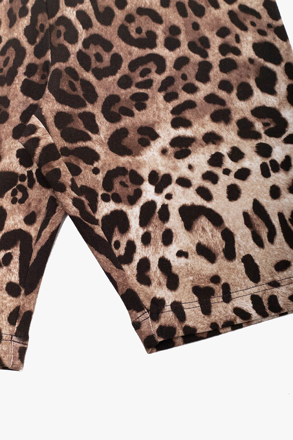 Dolce & Gabbana 'Dolce' box clutch Leggings with animal print