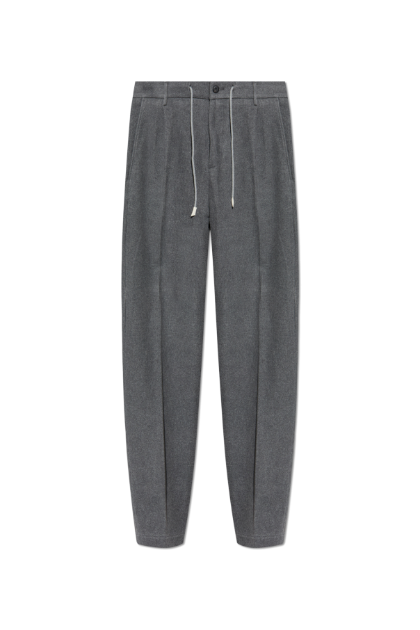 Wool pleated trousers od Eleventy