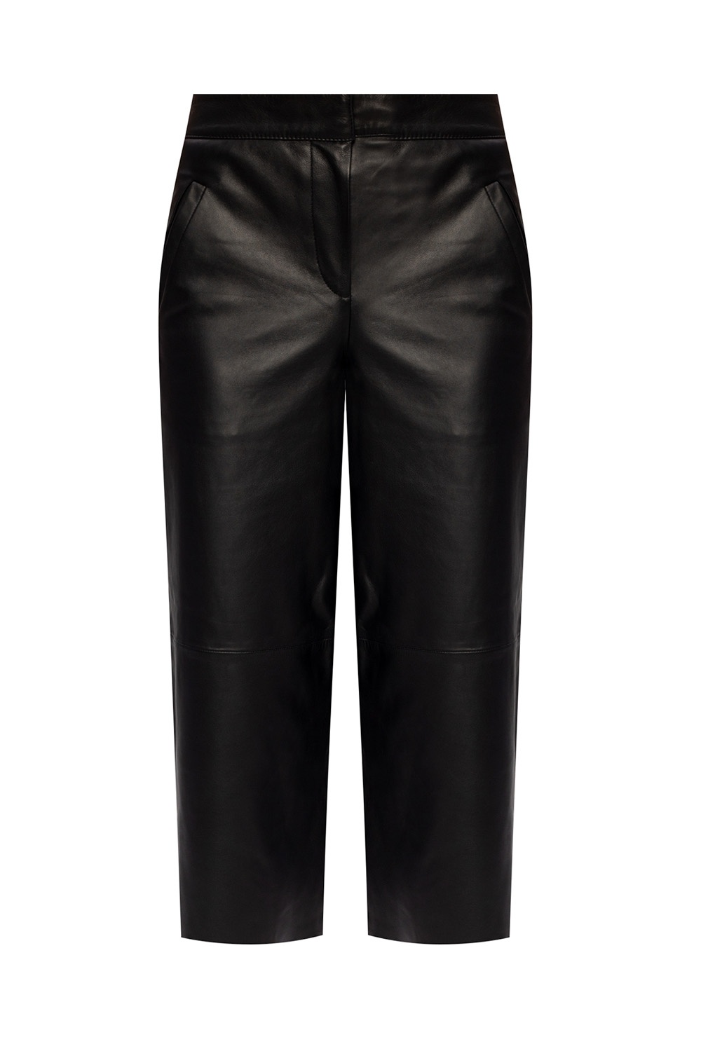 AllSaints 'Leah' leather Barra trousers