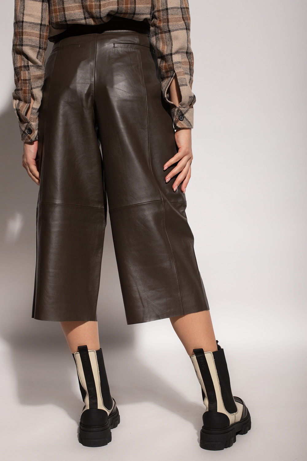 AllSaints ‘Leah’ leather trousers