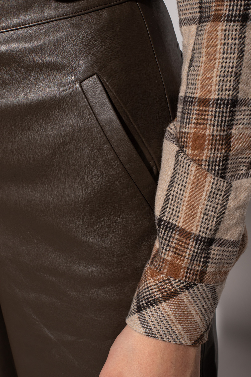 AllSaints ‘Leah’ leather trousers