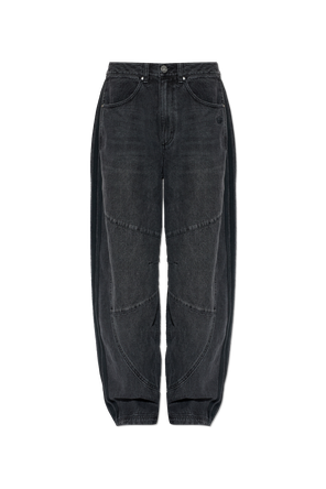 Jeans with logo