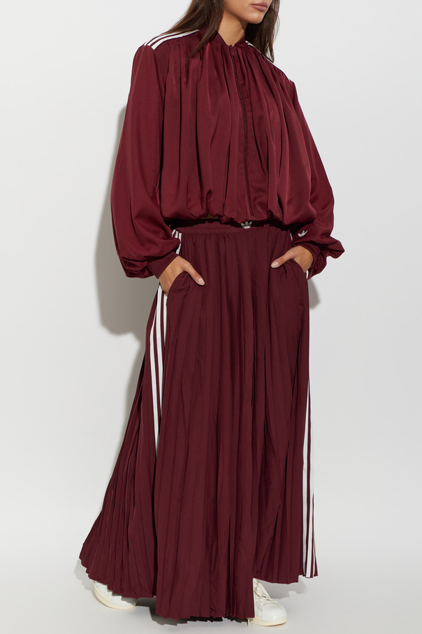 ADIDAS Originals Pleated wide-leg trousers