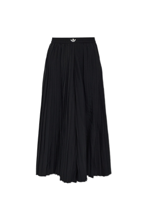 Pantalones plisados de pierna ancha