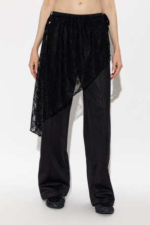 ADIDAS Originals Pantalones de chándal con falda de encaje