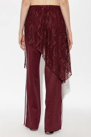 ADIDAS Originals Pantalones de chándal con falda de encaje