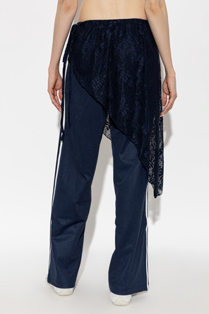 ADIDAS Originals Pantalón de chándal con falda de encaje