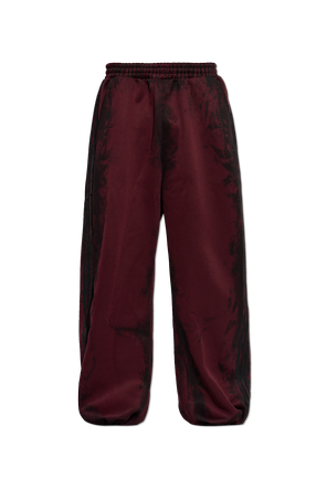 Track pants with cuffs