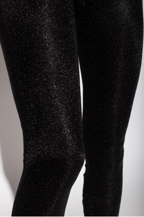 Zip Detail Halter Neck Knitted Dress ‘Amber’ glistening trousers