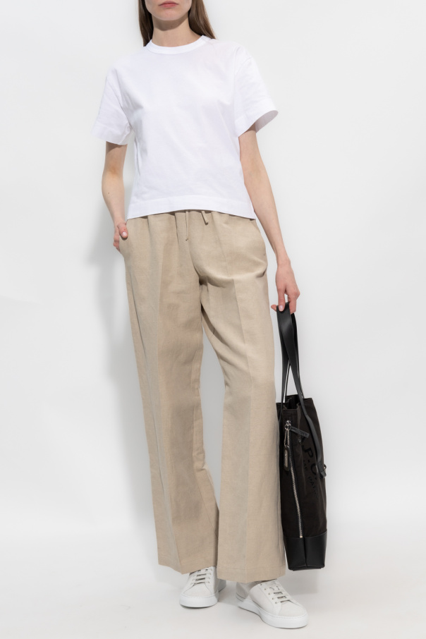 A.P.C. Trousers with wide legs
