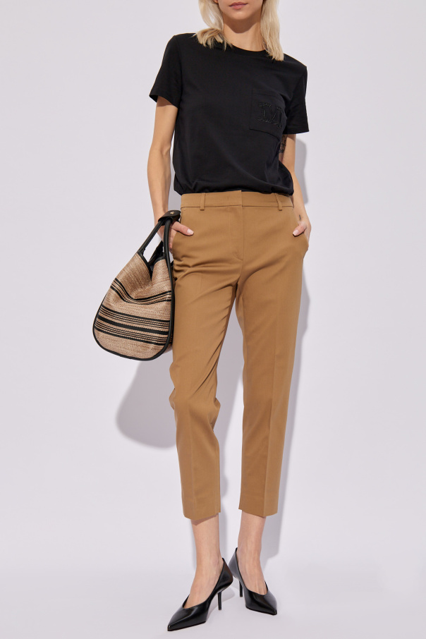 Max Mara ‘Lince’ pleat-front trousers