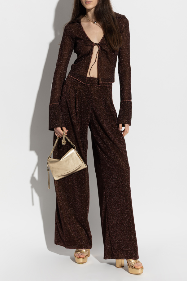 Oseree Trousers with Lurex thread