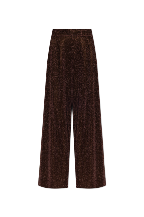 Trousers with Lurex thread