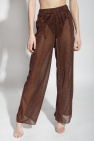 Oseree BROWN Glittery trousers