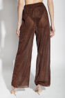 Oseree BROWN Glittery trousers