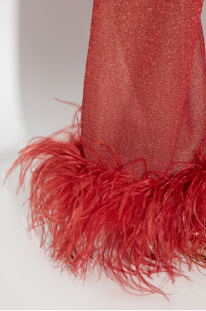 Oseree Pants with feathers