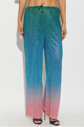 Oseree Trousers with Lurex thread