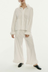 Le Petit Trou WHITE ‘Sofia’ ruffled trousers
