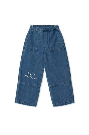Jeans with 'Cesar' embroidery