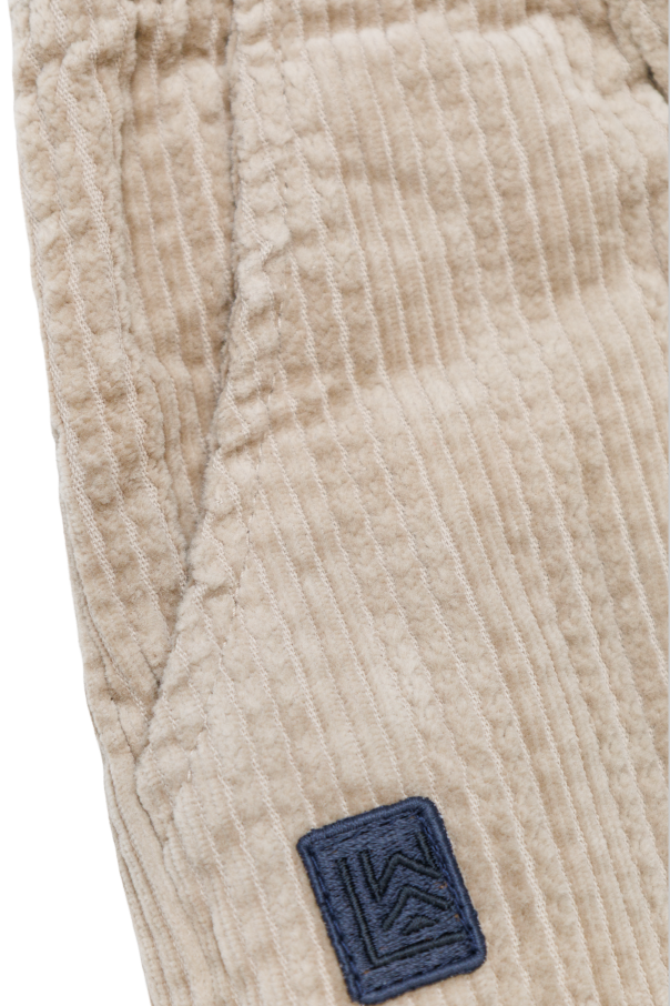 Liewood Pantalones de pana con parche con logo