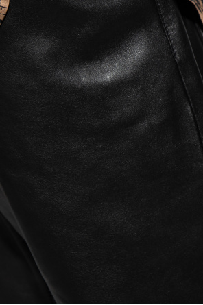 AllSaints ‘Lynch’ leather trousers