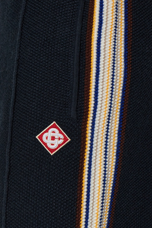 Casablanca Trousers with Colorful Side Stripes