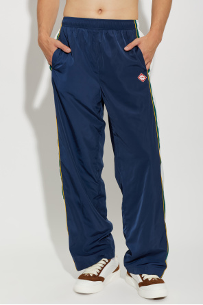 Casablanca Trousers with logo patch