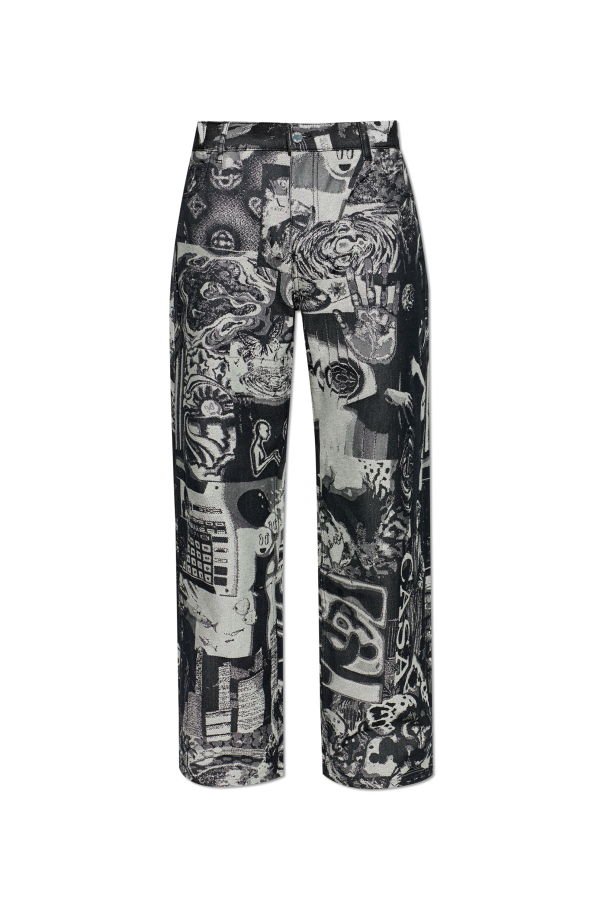 Patterned jeans od Casablanca