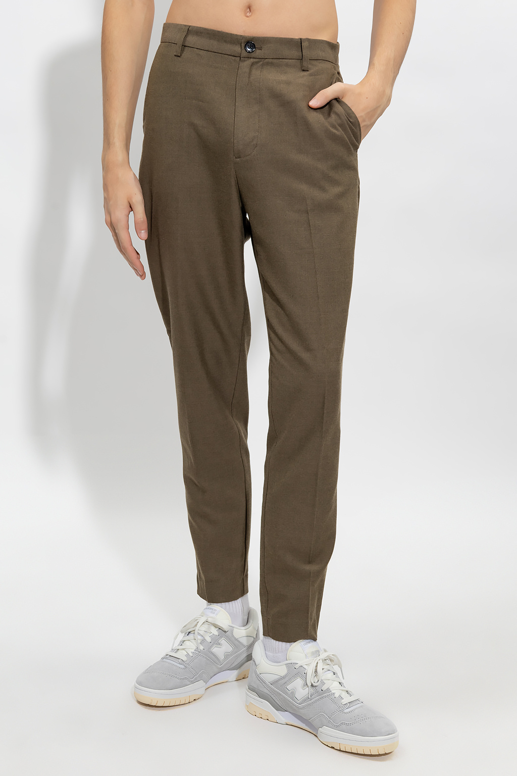 Samsøe Samsøe ‘Silas’ pleat-front trousers