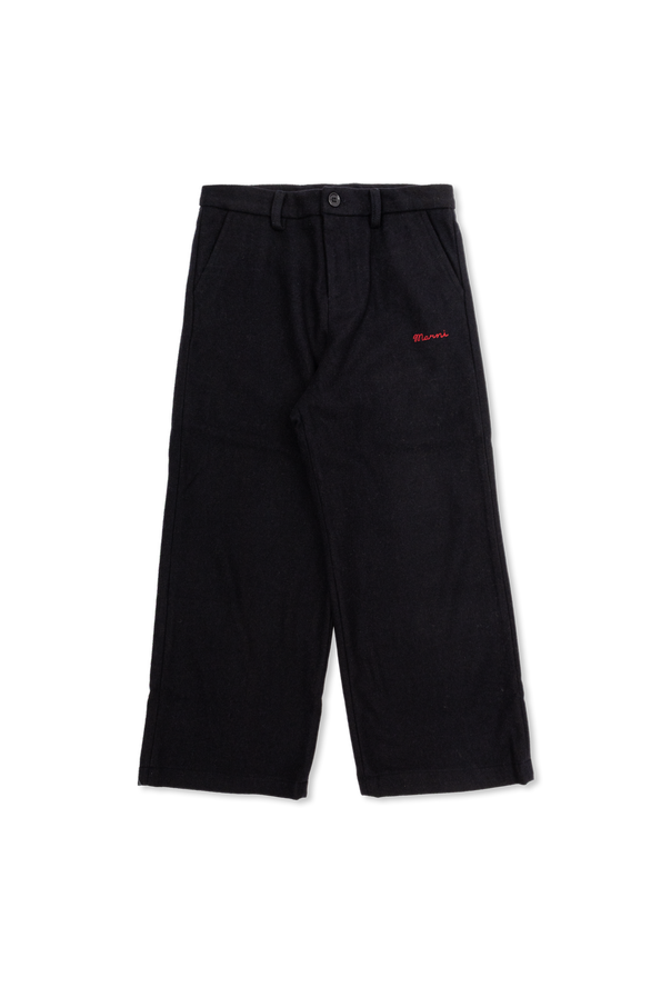 Wide-leg trousers od Marni Kids