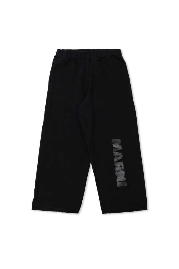 Wide-leg sweatpants od Marni Kids