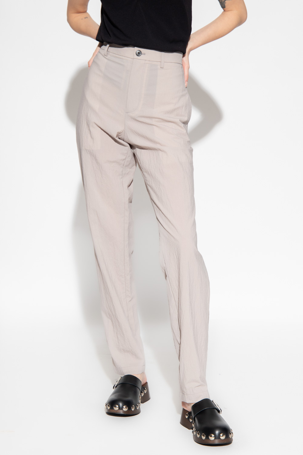 Theory Tapered Floral trousers