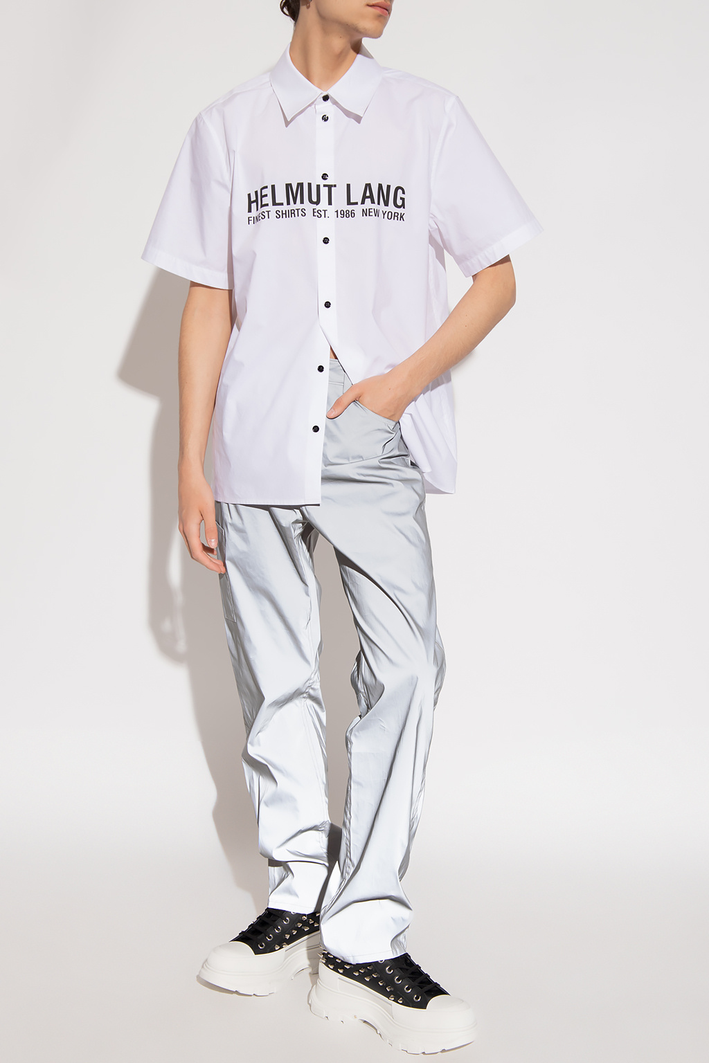 Helmut Lang Reflective Bambah trousers