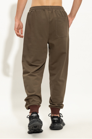 Helmut Lang Loungeable T-shirt & legging shorts pajama set in sorbet rainbow