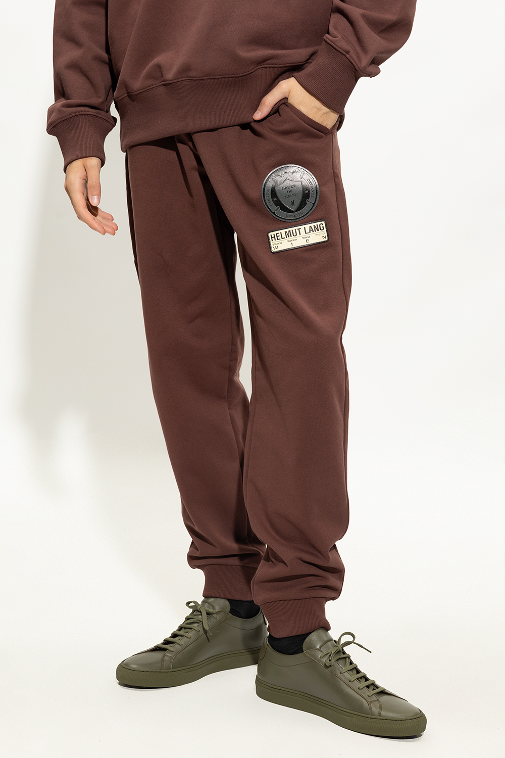 Helmut Lang Patched sweatpants