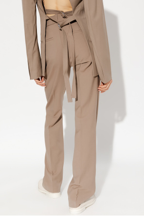 Helmut Lang Pleat-front adidas trousers