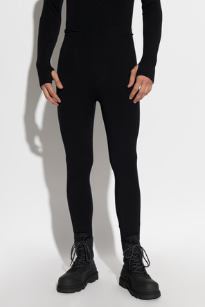 Perfect Moment Men's Black Seamless Thermal Base Layer Pants