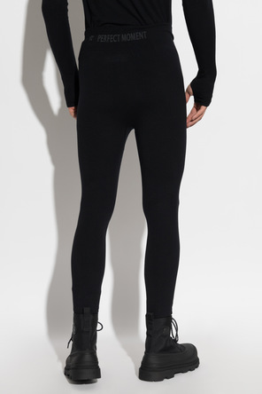 Perfect Moment Men's Black Seamless Thermal Base Layer Pants