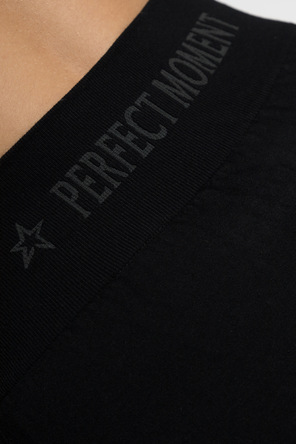 Perfect Moment Men's Black Seamless Thermal Base Layer Pants