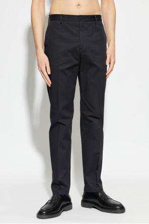 Paul Smith Tapered crease-leg trousers