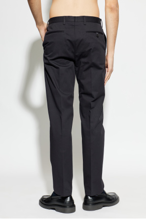 Paul Smith Tapered crease-leg trousers