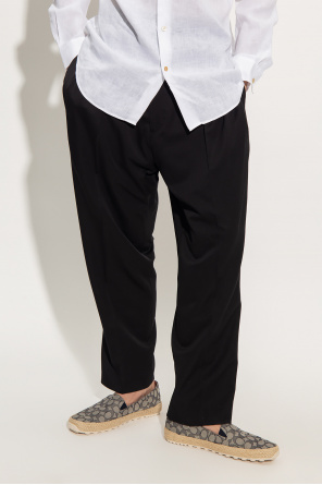 Paul Smith Relaxed-fitting wool trousers