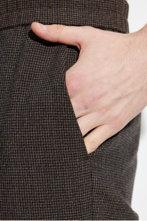 Paul Smith Spodnie ze wzorem w kratę