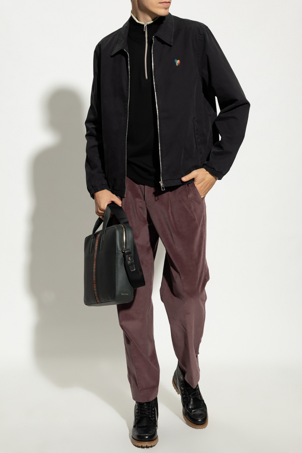 Paul Smith Corduroy pleat-front Nude trousers