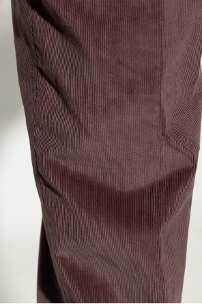 Paul Smith Corduroy pleat-front Detail trousers
