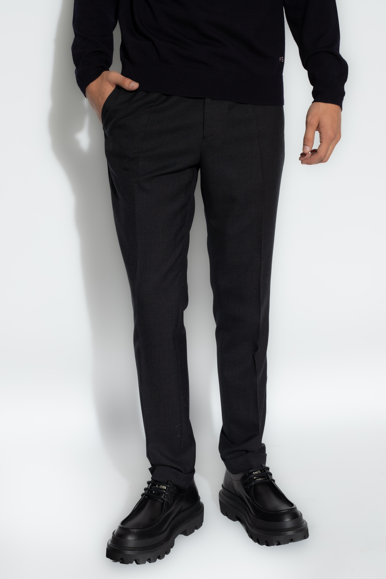 Paul Smith Wool pleat-front trousers