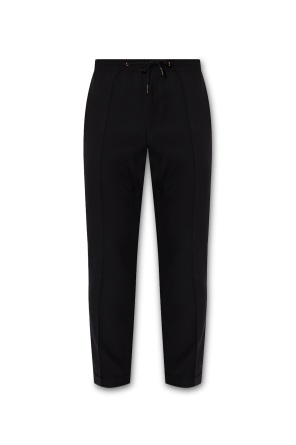 Pleat-front trousers