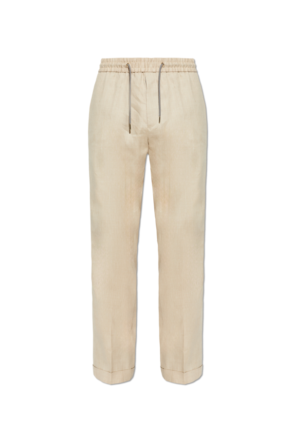 Paul Smith Trousers with rolled-up legs