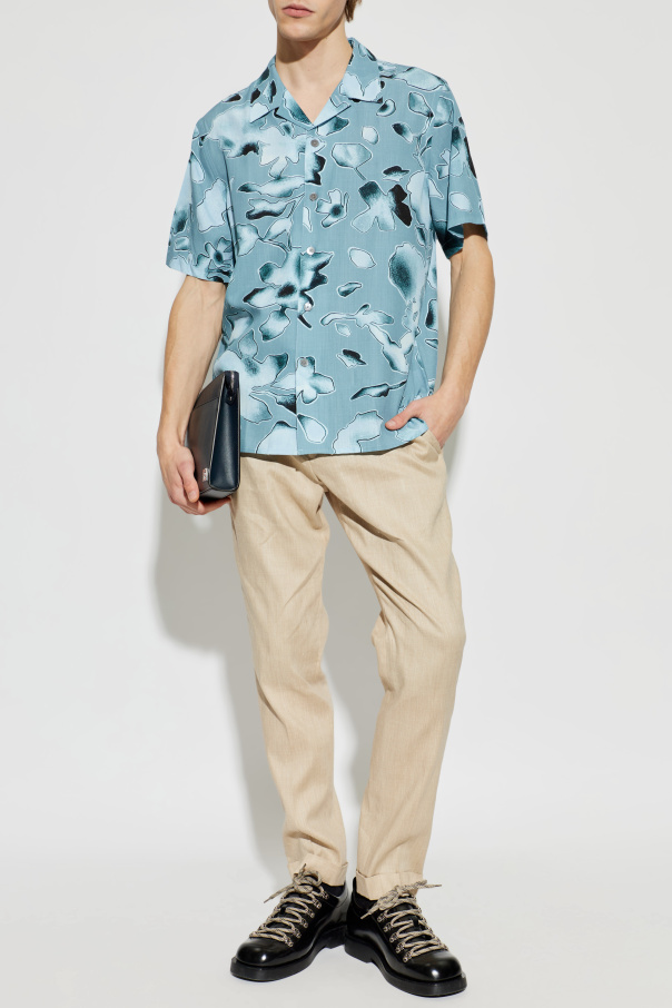 Paul Smith Trousers with rolled-up legs