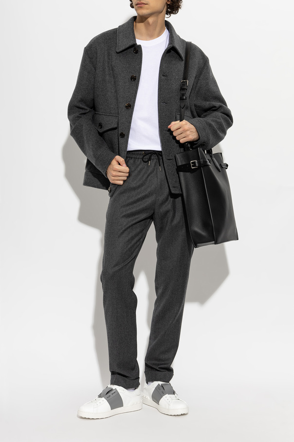 Paul Smith Вълнени панталони с ръб